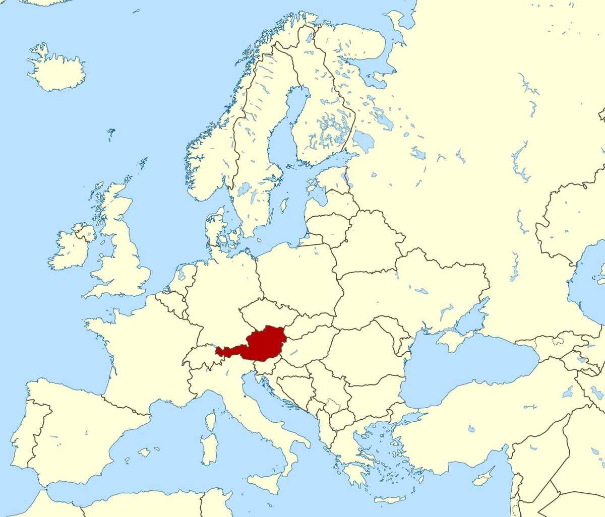 pokažemo mapu austrije
