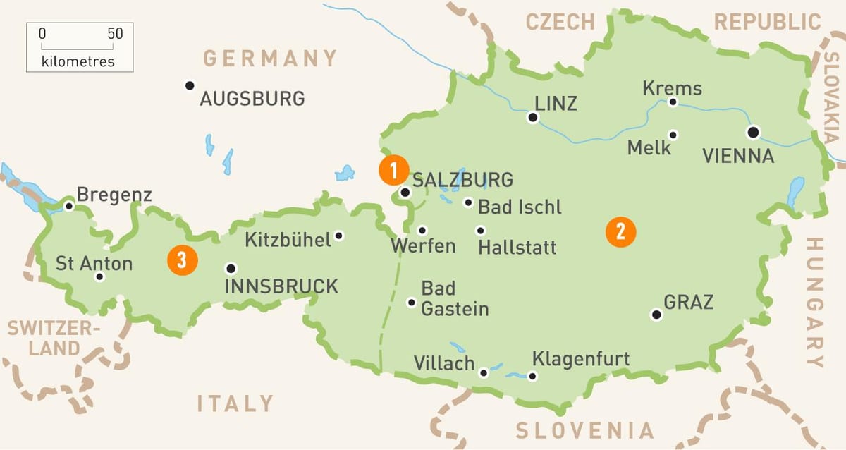 mapa bregenz austrije