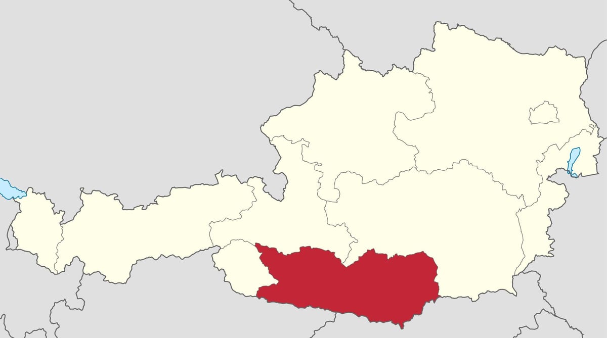 mapi koruška austrije 