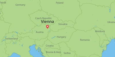 Mapa beču austrije i okolno podrucje
