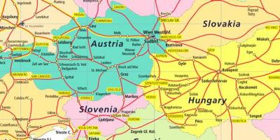 Austrije ogradu mapu