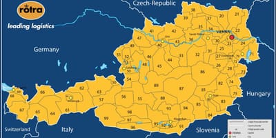 Mapa austrije poštanski broj 