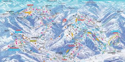 Austrije ski mapu