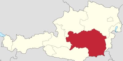 Mapa styria austrije